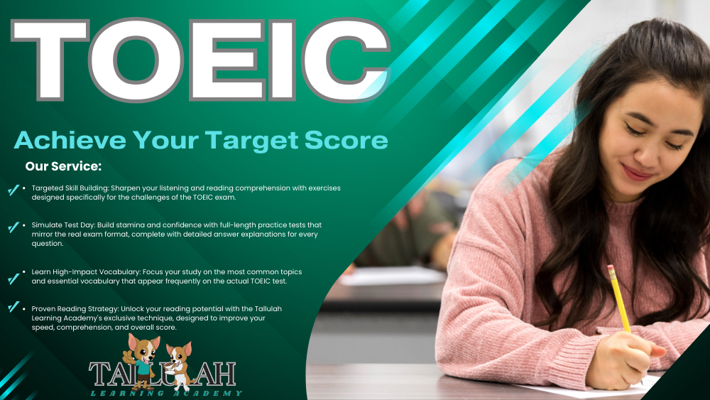 Premier TOEIC Preparation Program – Online TOEIC Course for Professionals (Starts Jan 2026)