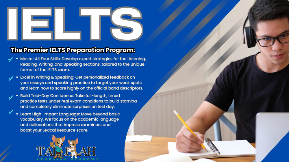 The Premier IELTS Preparation Program (Class Starts: January 5th)